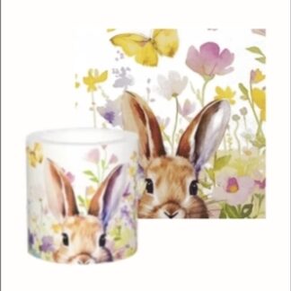 Páskasett servíettur og kerti